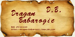 Dragan Babarogić vizit kartica